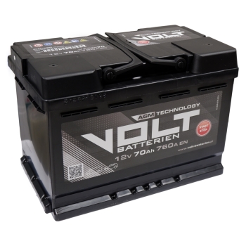 VOLT AGM 12V 70Ah 760A VAGM70